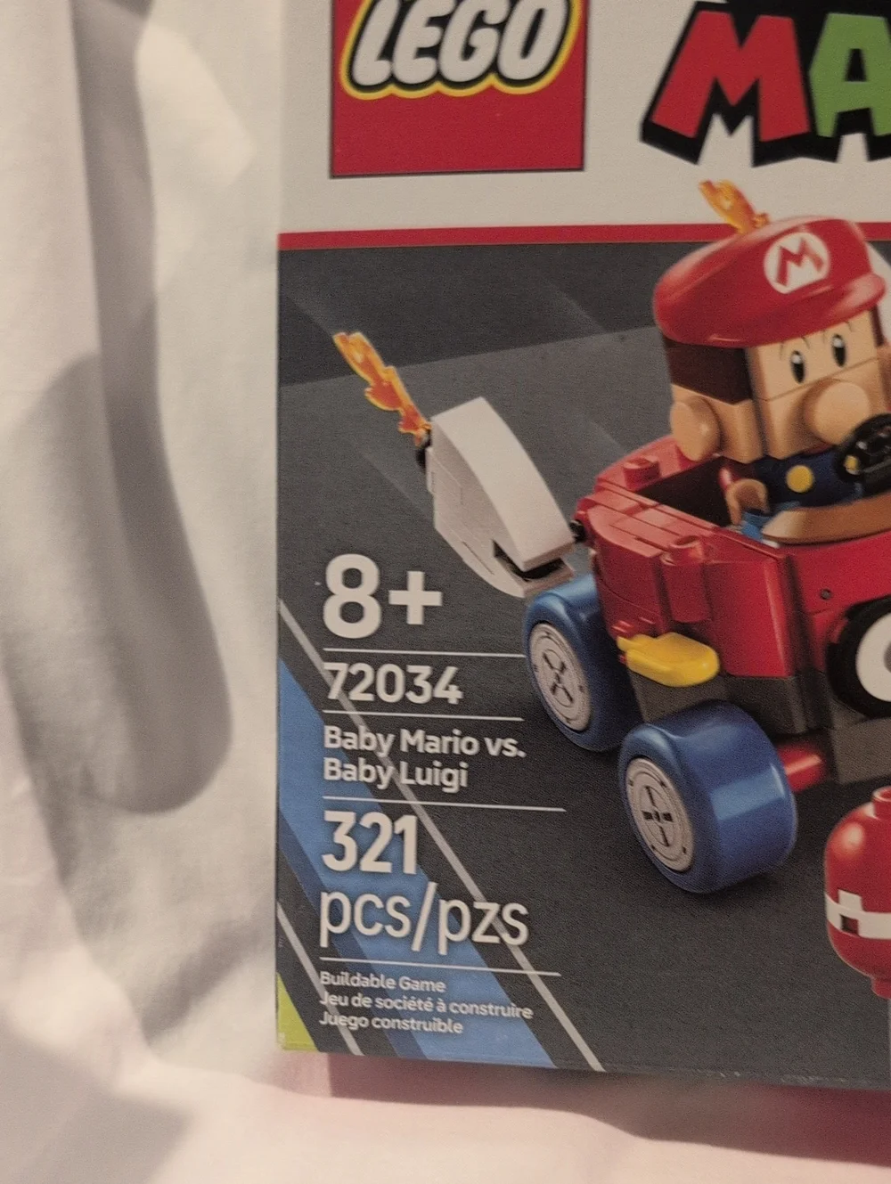 Lego Super Mario Kart Race Set - Red & Green Karts